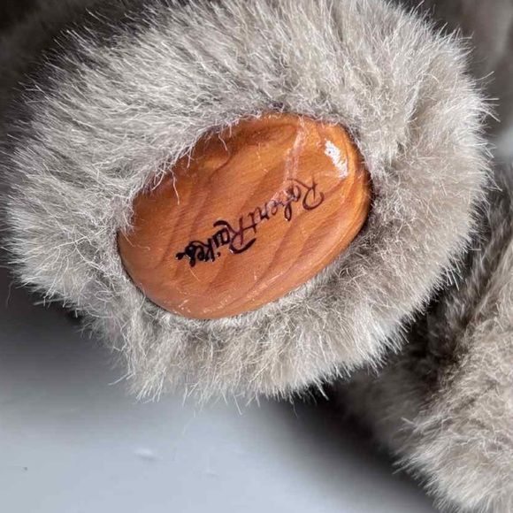 Vnt 1989 Robert Raikes Cookie Bear 12.5" Hand Carved Wooden Face Applause - Picture 6 of 6